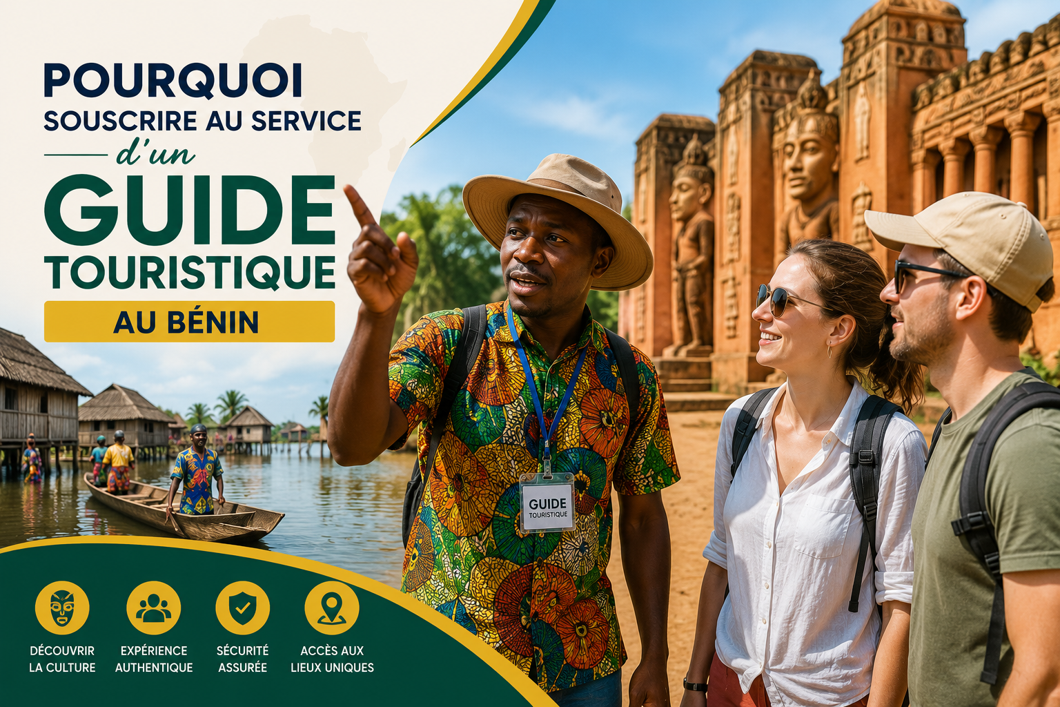 Pourquoi souscrire aux services d’un guide touristique au Bénin ?